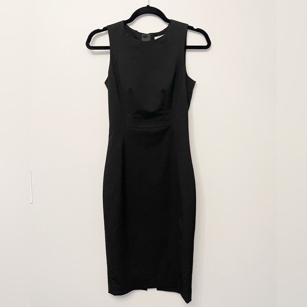 H&M Zip Back Split Hem Business Dress | 4